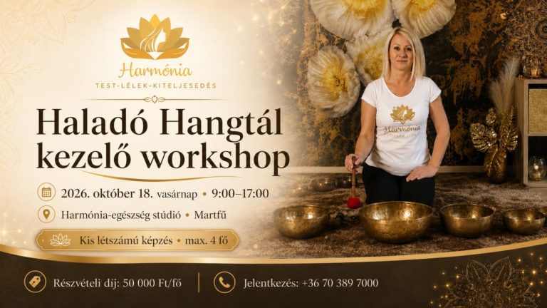Haladó hangtálkezelő workshop - Pápai Zita vezetésével